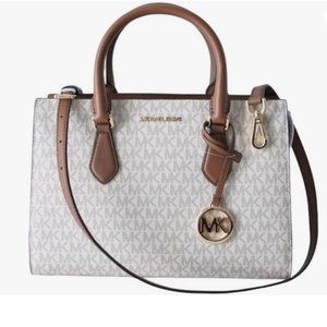 Michael Kors handbag for women Sheila satchel medium (Vanilla)